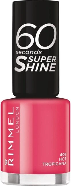 Rimmel London 60 Seconds Supershine Nagellak - 407 Hot Tropicana -Cosmetica Promotiewinkel 461x1200 1