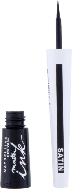 Maybelline Master Ink Precise Satin Liner - Luminous Black - Eyeliner -Cosmetica Promotiewinkel 461x1200