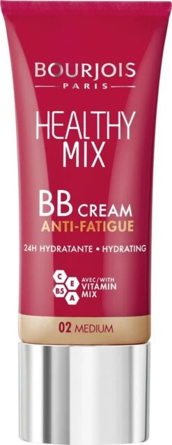 Bourjois Healthy Mix BB Cream Anti Fatigue - 02 Medium Beige -Cosmetica Promotiewinkel 465x1200 3