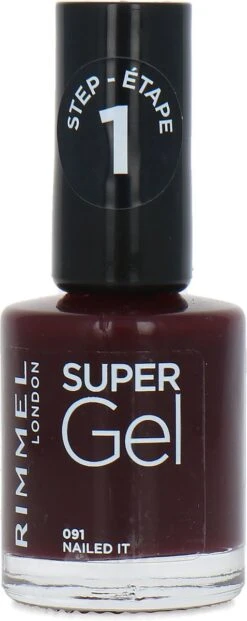 Rimmel London SuperGel Nagellak - 091 Nailed It - Rood 11 Rimmel London SuperGel Nagellak - 091 Nailed It - Rood -Cosmetica Promotiewinkel 477x1200 8