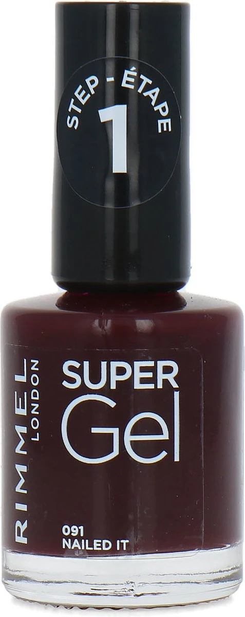 Rimmel London SuperGel Nagellak - 091 Nailed It - Rood 7 Rimmel London SuperGel Nagellak - 091 Nailed It - Rood - Afbeelding 5