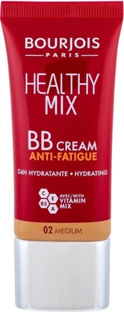 Bourjois Healthy Mix BB Cream Anti Fatigue - 02 Medium Beige -Cosmetica Promotiewinkel 478x1200 2