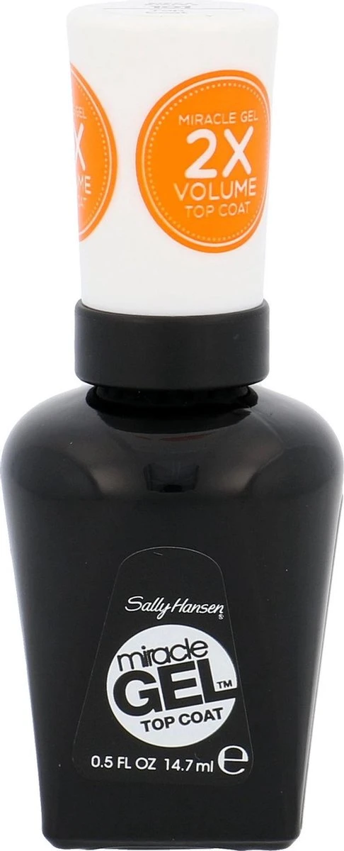 Sally Hansen Miracle Gel Nagellak Top Coat 2.0 - 101 Transparant 5 Sally Hansen Miracle Gel Nagellak Top Coat 2.0 - 101 Transparant - Afbeelding 3