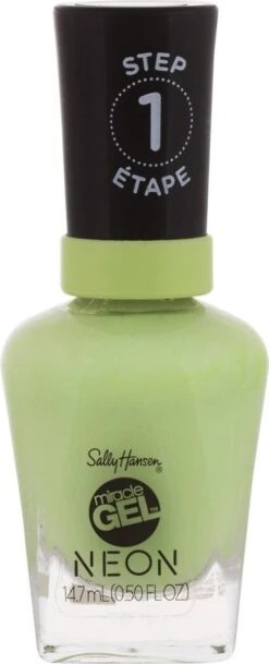 Sally Hansen Miracle Gel Nagellak - 052 Electri-Lime -Cosmetica Promotiewinkel 487x1200 5