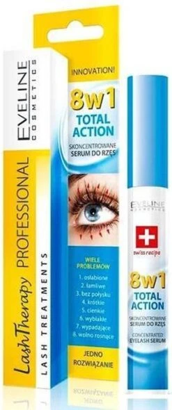Eveline Cosmetics Lash Therapy Wimperserum 8in1 10ml. -Cosmetica Promotiewinkel 502x1200