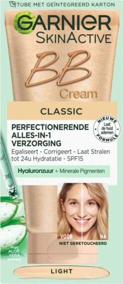 Garnier Face SkinActive - BB Cream Classic Light 5-in-1 Dagverzorging - 2x 50 Ml -Cosmetica Promotiewinkel 519x1200 1