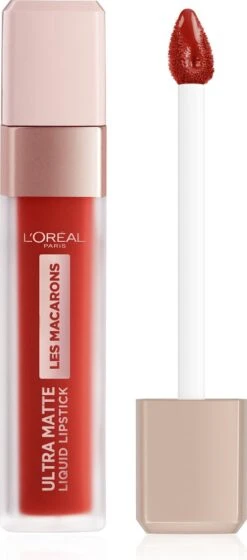 L’Oréal Paris Les Macarons Langhoudende Matte Lipstick - 832 Strawberry Sauvage - Roze - 6,7 Ml -Cosmetica Promotiewinkel 529x1200