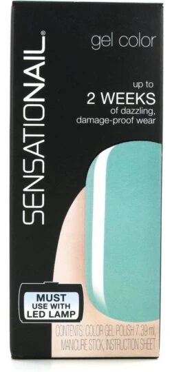 Sensationail Gel Polish Jade Treasure - Gel Nagellak - Mint 11 Sensationail Gel Polish Jade Treasure - Gel Nagellak - Mint -Cosmetica Promotiewinkel 549x1200