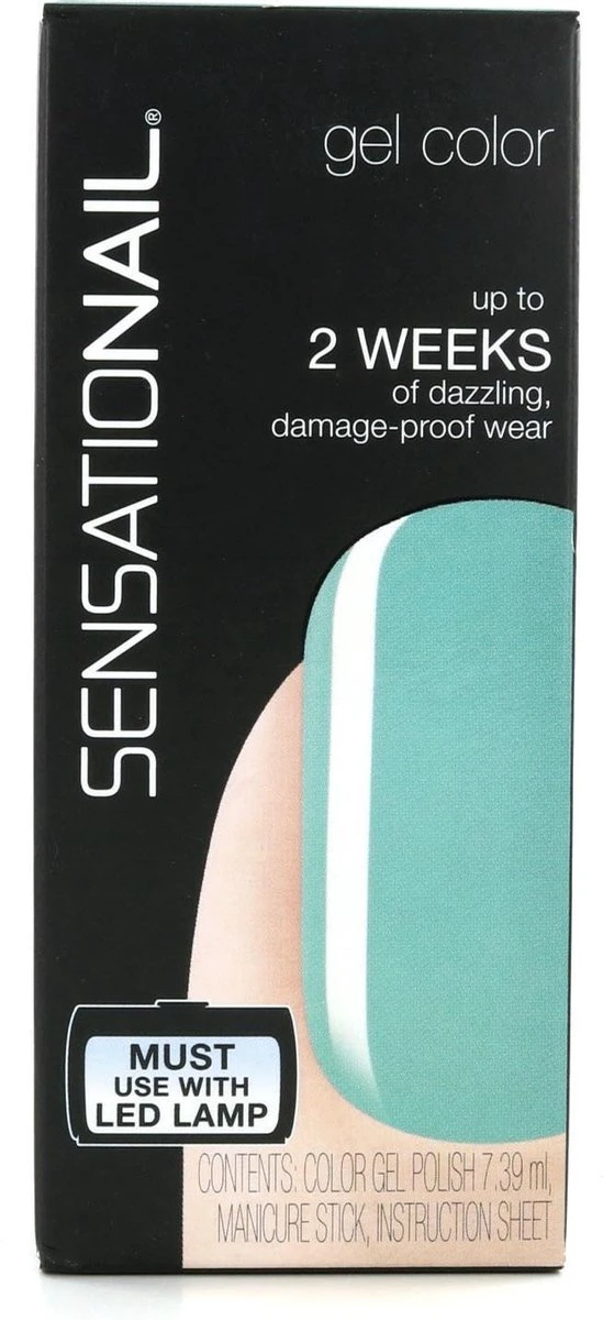Sensationail Gel Polish Jade Treasure - Gel Nagellak - Mint 6 Sensationail Gel Polish Jade Treasure - Gel Nagellak - Mint - Afbeelding 4