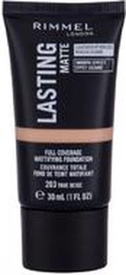 Rimmel London Lasting Matte Foundation - 200 Soft Beige 23 Rimmel London Lasting Matte Foundation - 200 Soft Beige -Cosmetica Promotiewinkel 552x1200 1
