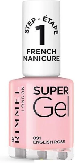 Rimmel London SuperGel French Manicure Nagellak - 091 English Rose -Cosmetica Promotiewinkel 552x1200 2