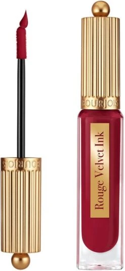 Bourjois Rouge Velvet Ink Lippenstift - 010 Re(d) Belle -Cosmetica Promotiewinkel 555x1200