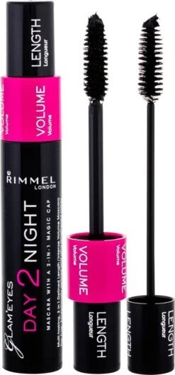 Rimmel London Day2Night 2-in-1 Mascara Voor Een Dag- En Avondlook - 001 Black -Cosmetica Promotiewinkel 560x1200 2