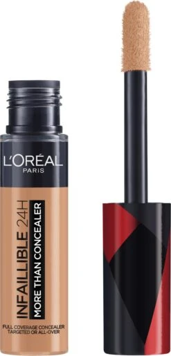 L'Oréal Paris - Infaillible More Than Concealer - 328.5 Crème Brûlée -Langhoudende Concealer Met Een Hoge Dekking - 11ml 15 L'Oréal Paris - Infaillible More Than Concealer - 328.5 Crème Brûlée -Langhoudende Concealer Met Een Hoge Dekking - 11ml -Cosmetica Promotiewinkel 575x1200
