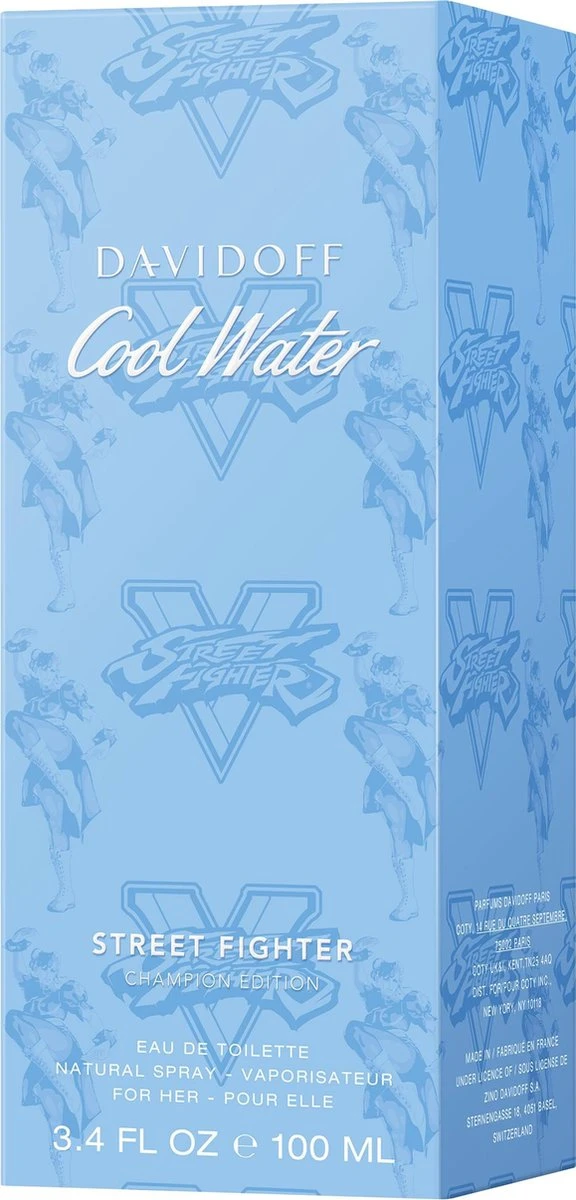 Davidoff Cool Water Summer Street Fighter Champion Edition Woman - EDT 5 Davidoff Cool Water Summer Street Fighter Champion Edition Woman - EDT - Afbeelding 3