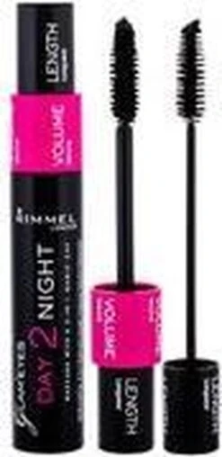 Rimmel London Day2Night 2-in-1 Mascara Voor Een Dag- En Avondlook - 001 Black -Cosmetica Promotiewinkel 583x1200 3