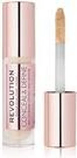 Makeup Revolution - (Conceal & Define Concealer) 3.4 Ml C3 18 Makeup Revolution - (Conceal & Define Concealer) 3.4 Ml C3 -Cosmetica Promotiewinkel 586x1200 1