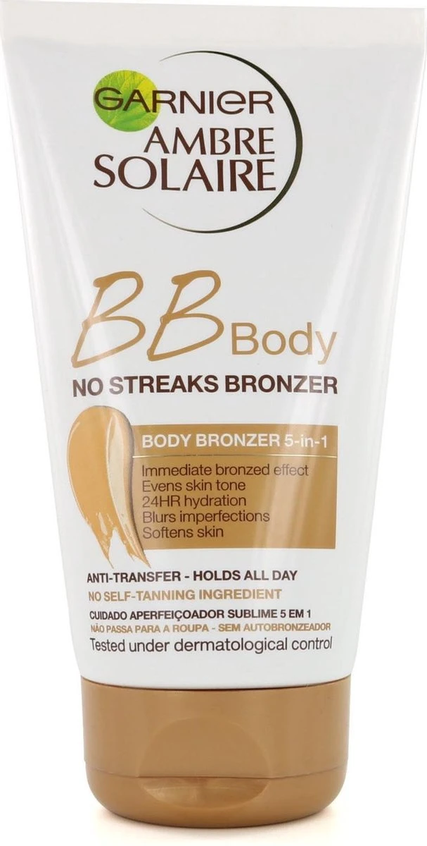 Garnier Ambre Solaire No Streaks BB Body Bronzer - 150 Ml 3 Garnier Ambre Solaire No Streaks BB Body Bronzer - 150 Ml