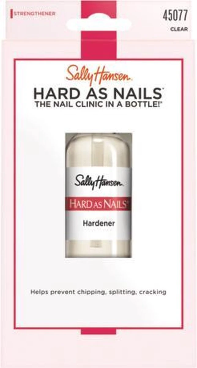 Sally Hansen Hard As Nails Clear - Nagelverharder - Transparant 5 Sally Hansen Hard As Nails Clear - Nagelverharder - Transparant - Afbeelding 3