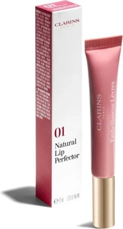 Clarins Instant Light Natural Lip Perfector - 01 Rose Shimmer - Lipgloss - 12 Ml 15 Clarins Instant Light Natural Lip Perfector - 01 Rose Shimmer - Lipgloss - 12 Ml -Cosmetica Promotiewinkel 647x1200