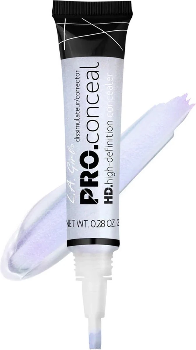 L.A. Girl - HD Pro Concealer - GC996 - Highlighter - Wit - Cruelty Free - 8 G 5 L.A. Girl - HD Pro Concealer - GC996 - Highlighter - Wit - Cruelty Free - 8 G - Afbeelding 3