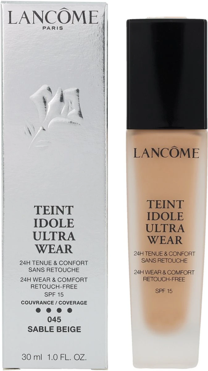 Lancôme Teint Idole Ultra Wear Foundation - 045 Sable Beige 21 Lancôme Teint Idole Ultra Wear Foundation - 045 Sable Beige - Afbeelding 19