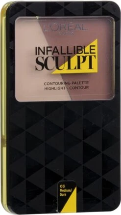 L'Oréal Paris Infallible - 300 Medium - Sculpt Palette -Cosmetica Promotiewinkel 679x1200