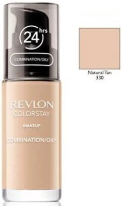 Revlon Colorstay Foundation With Pump - 330 Natural Tan (Oily Skin) 26 Revlon Colorstay Foundation With Pump - 330 Natural Tan (Oily Skin) -Cosmetica Promotiewinkel 713x1200