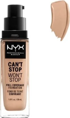 NYX Professional Makeup - Can't Stop Won't Stop Foundation - Natural -Cosmetica Promotiewinkel 718x1200