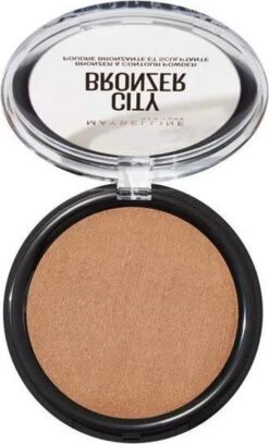 Maybelline City Bronzer Bronzer & Countour Powder - 100 Light Cool - Bronzing En Contouring Poeder - 51,4 Gr. -Cosmetica Promotiewinkel 727x1200