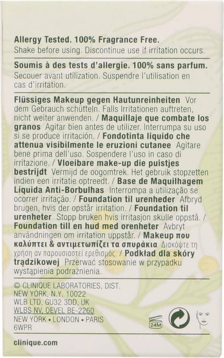 Clinique Anti Blemish Solutions Liquid Foundation - 05 Fresh Beige 6 Clinique Anti Blemish Solutions Liquid Foundation - 05 Fresh Beige - Afbeelding 4