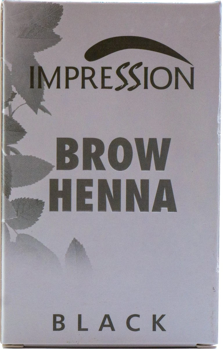 Impression Henna Wenkbrauwverf | Zwart | Black | Noir | Brow Henna | Goed Voor Meer Dan 20 Behandelingen 8 Impression Henna Wenkbrauwverf | Zwart | Black | Noir | Brow Henna | Goed Voor Meer Dan 20 Behandelingen - Afbeelding 6