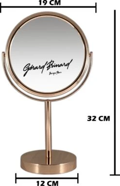 Metalen Make-up Spiegel Rosé Goud/Goud - 10x Vergroting 18cmØ 7 Metalen Make-up Spiegel Rosé Goud/Goud - 10x Vergroting 18cmØ -Cosmetica Promotiewinkel 774x1200 1