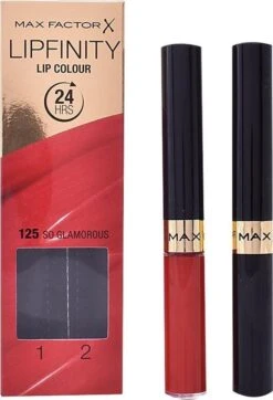 Max Factor Lipfinity Lip Colour Lippenstift - 125 So Glamorous -Cosmetica Promotiewinkel 819x1200