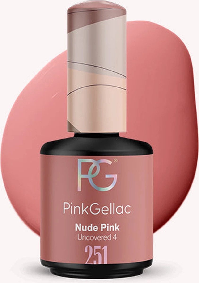 Pink Gellac - Nude Pink - Gellak - Nude - 15 Ml 3 Pink Gellac - Nude Pink - Gellak - Nude - 15 Ml