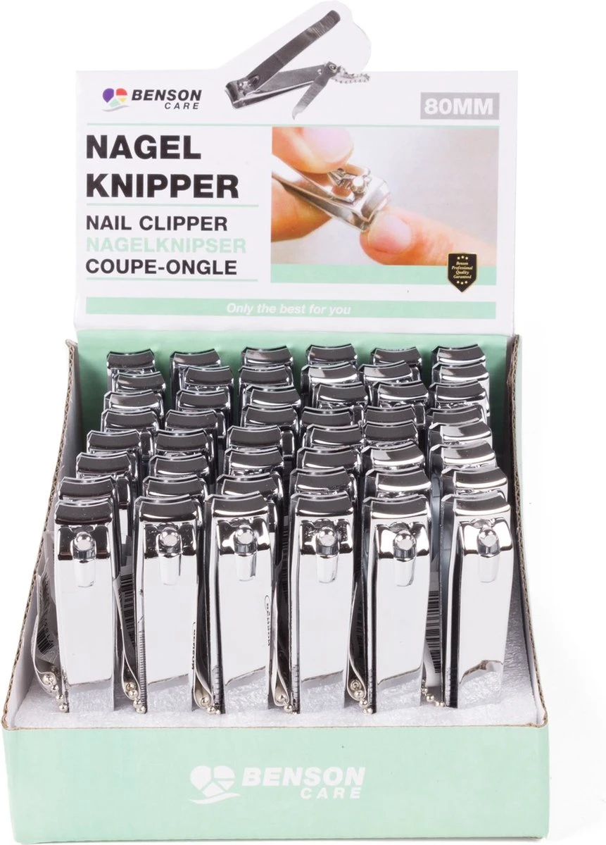 Benson Nagelknipper Met Vijl (Lengte 80 Mm) 6 Benson Nagelknipper Met Vijl (Lengte 80 Mm) - Afbeelding 4