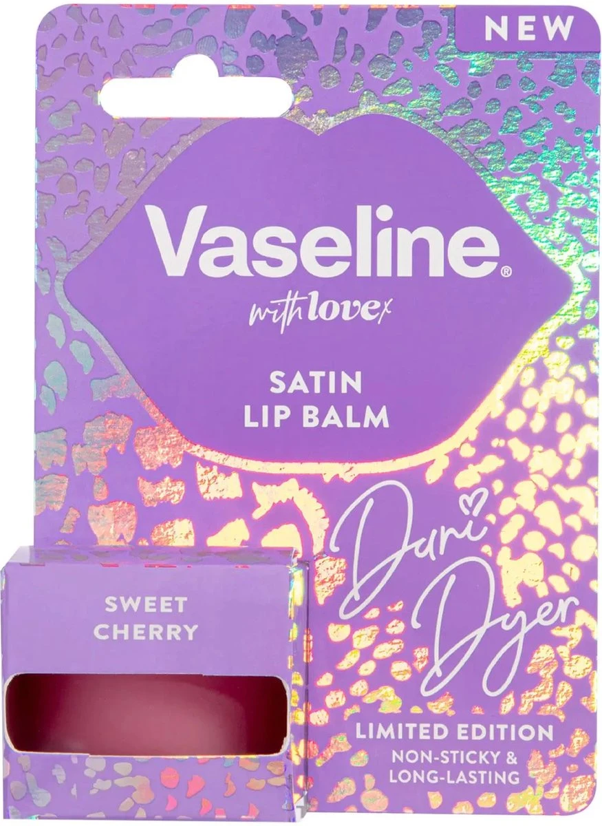 Vaseline® Vaseline With Love X Sweet Cherry Satin Lip Balm 4 Vaseline® Vaseline With Love X Sweet Cherry Satin Lip Balm - Afbeelding 2