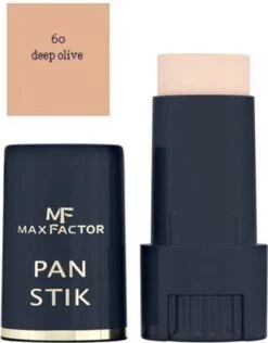 Max Factor Pan Stik Foundation Stick - 60 Deep Olive -Cosmetica Promotiewinkel 937x1200