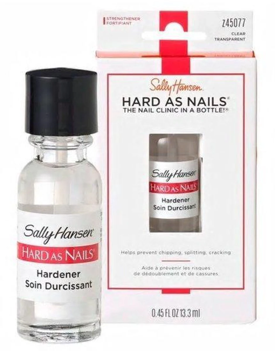 Sally Hansen Hard As Nails Clear - Nagelverharder - Transparant 4 Sally Hansen Hard As Nails Clear - Nagelverharder - Transparant - Afbeelding 2