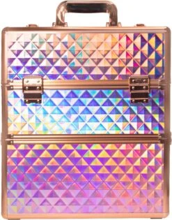 Koffer Groot Holo/Golden Rose XXL Met Opbergvakken -Cosmetica Promotiewinkel 942x1200 1