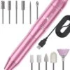 Simver Elektrische Nagelfrees - 11 Nagelvijl Bitjes En 56 Schuurrolletjes - Manicure / Pedicure - Roze - Cadeautip - Kerstcadeau -Cosmetica Promotiewinkel 965x1200 4