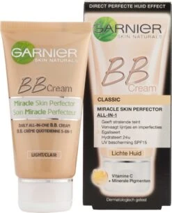Garnier SkinActive - BB Cream Classic Light 5-in-1 Dagverzorging - 50ml - Getinte Dagcrème -Cosmetica Promotiewinkel 969x1200 1