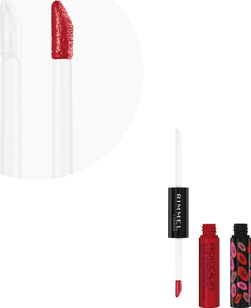 Rimmel London Provocalips Lip Color Lippenstift - 550 Play With Fire 14 Rimmel London Provocalips Lip Color Lippenstift - 550 Play With Fire - Afbeelding 12