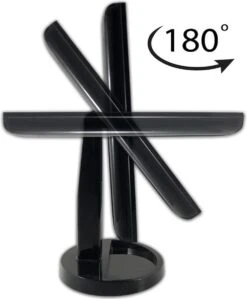 GROTE, Drieluik LED Make-up Spiegel Touch Knop En Dimmer 1, 3, 5 En 10 Maal Vergroting Inclusief Usb Kabel, Spiegels 11 GROTE, Drieluik LED Make-up Spiegel Touch Knop En Dimmer 1, 3, 5 En 10 Maal Vergroting Inclusief Usb Kabel, Spiegels -Cosmetica Promotiewinkel 991x1200 2