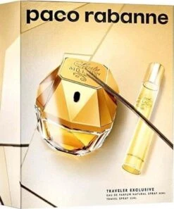 Paco Rabanne Lady Million Giftset 80 Ml Eau De Parfum Spray + 20 Ml Eau De Parfum Tasspray - Cadeauset Voor Dames - Damesparfum -Cosmetica Promotiewinkel 999x1200 2